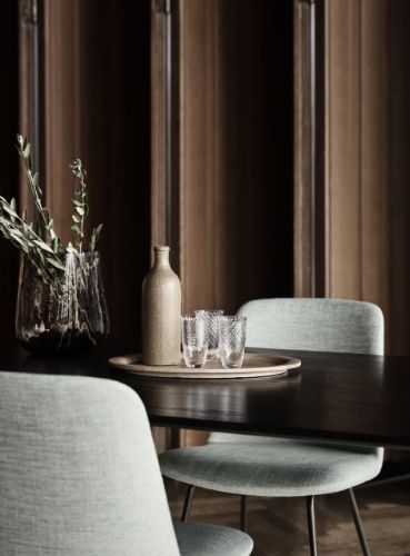 &Tradition SK5 In Between Dining Table 200x90 cm - Black Lacquered Oak