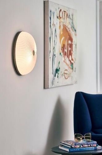 Le Klint Lamella Væg/Loftlampe Ø: 35 cm - Golden 
