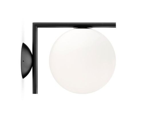 Flos IC Lights Væglampe w1 Ø: 28 cm - Sort 