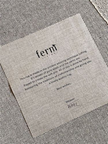 Ferm Living Ease Loop Rug 140x200 cm - Råhvid