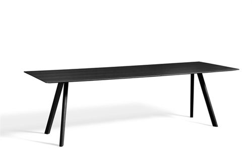 HAY CPH30 Table 250x90 cm - Black Lacquered Solid Oak/Black Lacquered Oak Veneer