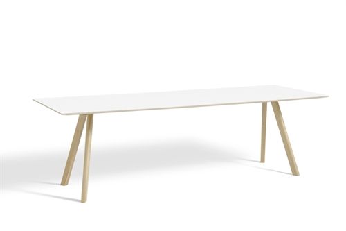 HAY CPH30 Table 250x90 cm - Lacquered Solid Oak/White Laminate