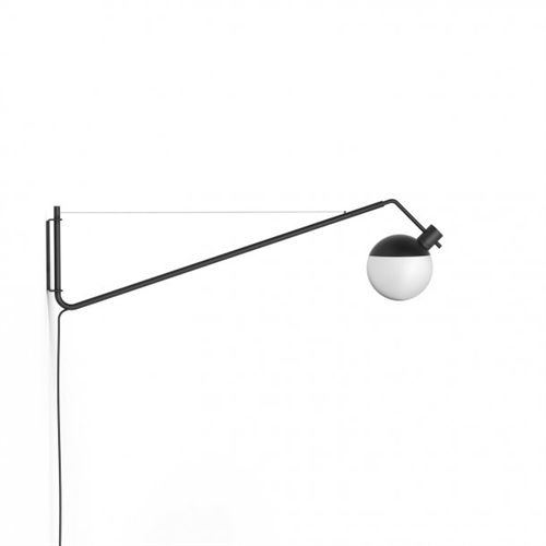 Lampefeber Baluna Væglampe Large D: 190 cm - Hvid/Sort