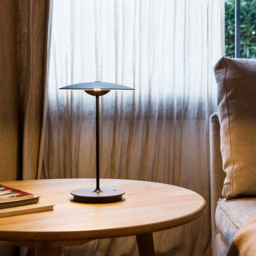 Lampefeber Ginger 20 M Trådløs Bordlampe H: 30 cm - Wenge