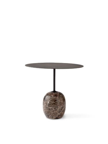 &Tradition Lato Coffee Table LN9 Ø: 50 cm - Black/Oval