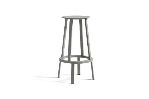 HAY Revolver Bar Stool High H:76 cm - Sky Grey