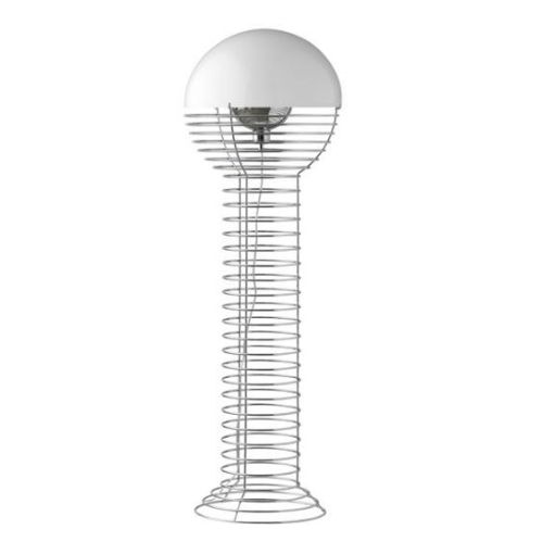 Verpan Wire Floor Lamp H: 120 cm - Hvid 
