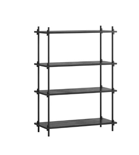 Moebe Shelving System Medium 115x85 cm - Black
