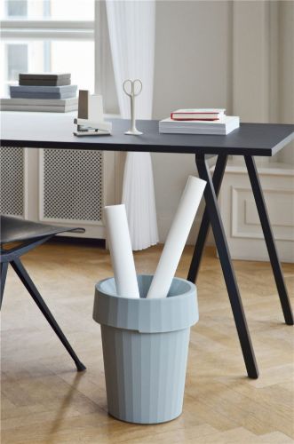 HAY Loop Stand Table 200x92,5 cm - Black/Black Linoleum