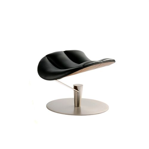Bruunmunch The Lobster FOOTstool H: 41 cm - Walnut / Chrome 