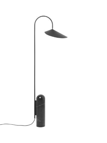 Ferm Living Arum Floor Lamp H: 136 cm - Black