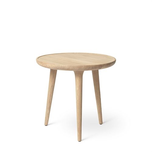 Mater Accent Sofabord Ø: 45 cm - Mat lakeret eg 