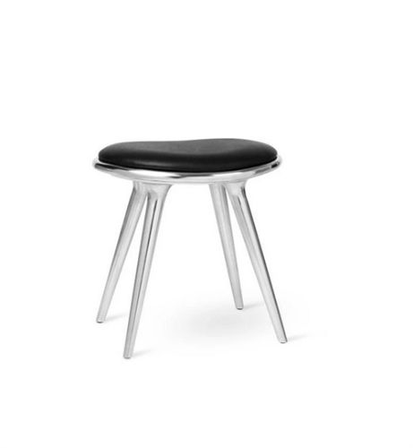Mater Low Stool H: 47 cm - Aluminium