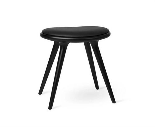 Mater Low Stool H: 47 cm - Sortlakeret Bøg