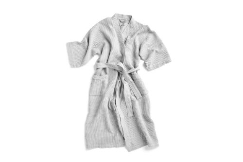 HAY Waffle Bathrobe One Size - Grey 