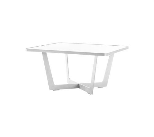 Cane-line Outdoor Time-out Sofabord Stor 81x81cm - White 