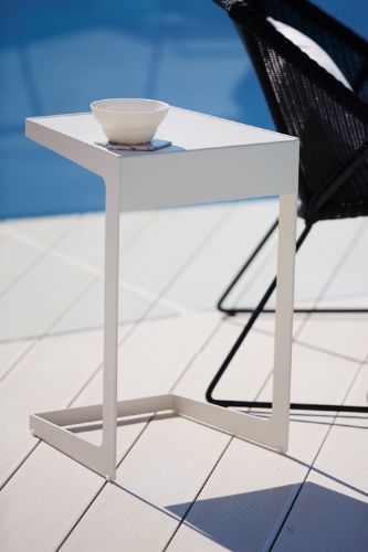 Cane-line Outdoor Time-out Sidebord 35x34,5 cm - White