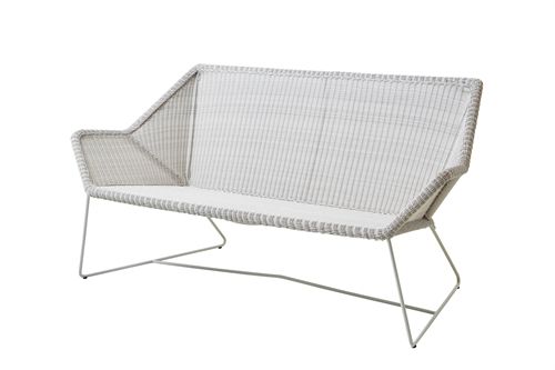 Cane-line Outdoor Breeze 2 Pers. Loungesofa L: 154 cm - White Grey