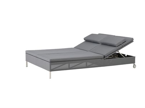 Cane-line Outdoor Rest Solvogn, dobbelt - Grey