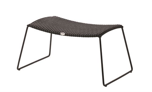 Cane-line Outdoor Breeze Fodskammel H: 36 cm - Black 