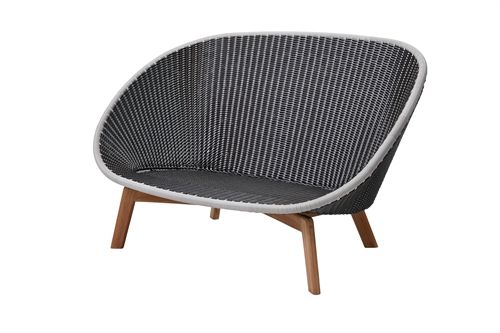 Cane-line Outdoor Peacock 2-pers. sofa - Light Grey