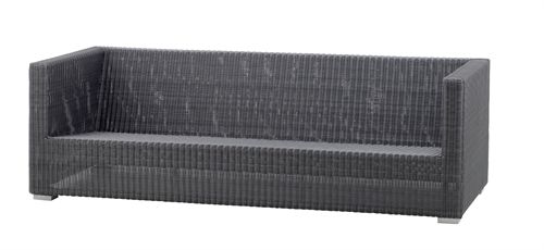 Cane-line Outdoor Chester 3-pers. loungesofa - Graphite 