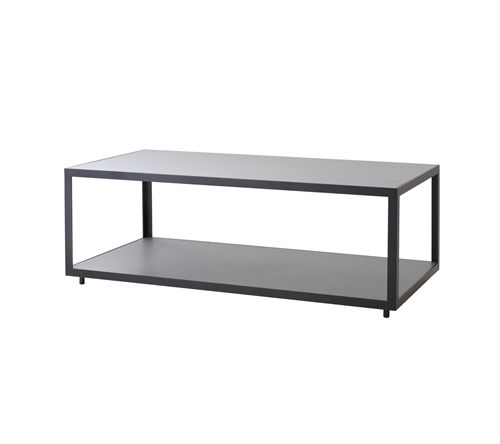 Cane-line Outdoor Level sofabord rektangulært - Lava Grey/Light Grey