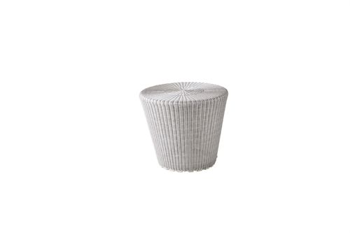 Cane-line Outdoor Kingston skammel/sidebord, lille - White Grey