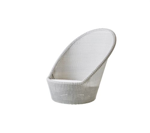 Cane-line Outdoor Kingston Solstol m/hjul - White Grey