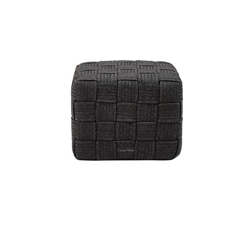 Cane-line Outdoor Cube Fodskammel H: 39 cm - Dark Grey