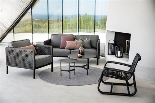 Cane-line Outdoor Encore Loungestol  - Lava Grey