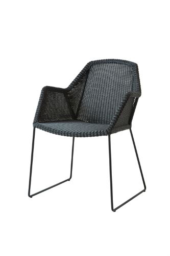 Cane-line Outdoor Breeze Stol med Meder  - Black