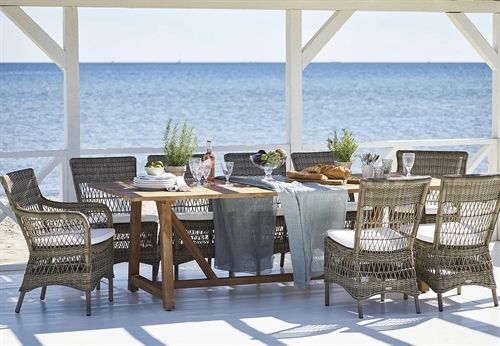 Sika-Design George Teak bord, 240x100 