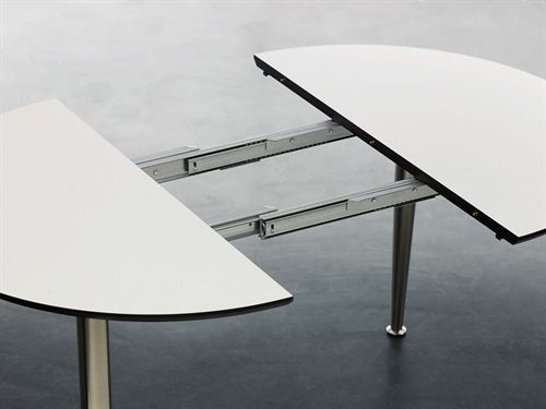 Haslev Symphony 76 Spisebord 105x180 cm - Hvid Laminat