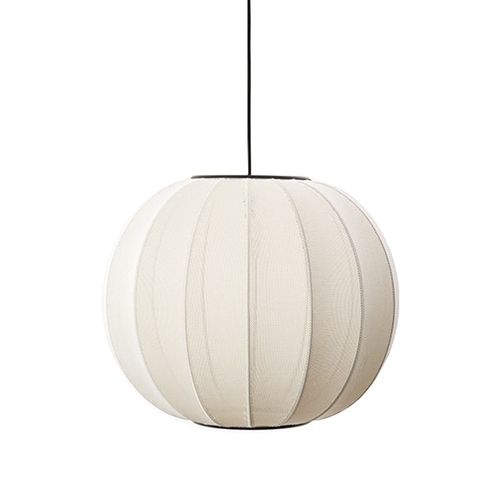 Made By Hand Knit-Wit Round Pendant Ø: 45 cm - Pearl White