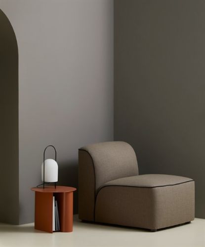 Woud Sentrum Side Table H: 36 cm - Taupe