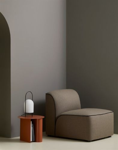 Woud Sentrum Side Table H: 36 cm - Burnt Orange