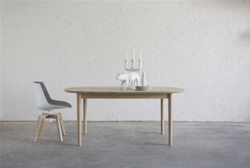 Andersen Furniture 255L Ovalt Udtræksbord 110x172 cm - Sæbebehandlet Eg