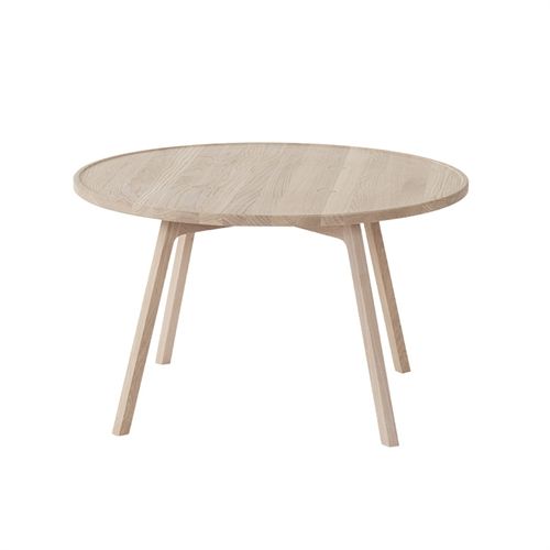 Andersen Furniture C2 Sofabord Ø: 80 cm - Hvid Matlakeret Eg