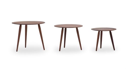 Bruunmunch PLAYround Coffee Table Ø: 75 cm H: 44 cm - Smoked Oak