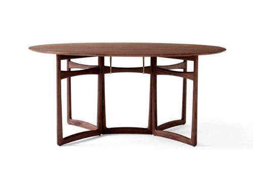 &Tradition Drop Leaf HM6 Spisebord H: 73 cm - Oiled Walnut