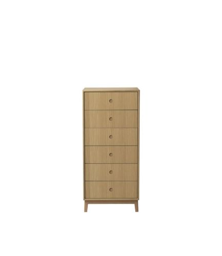 FDB Møbler A87 Foersom & Hiort-Lorenzen Høj Kommode Butler H: 120 cm - Eg Lakeret