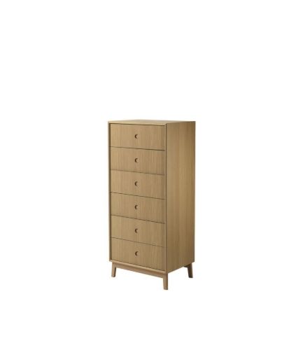 FDB Møbler A87 Foersom & Hiort-Lorenzen Høj Kommode Butler H: 120 cm - Eg Lakeret