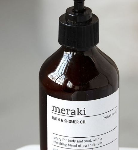 Meraki Bath & Shower Oil 275 ml - Velvet Mood