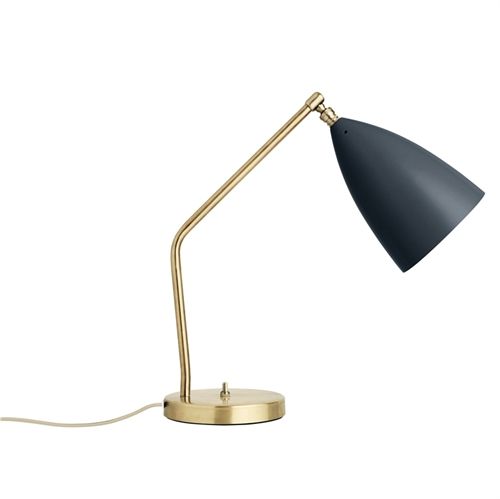 GUBI Gräshoppa Table Lamp H: 41 cm - Anthracite Grey