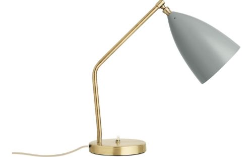 GUBI Gräshoppa Table Lamp H: 41 cm - Dusty Blue