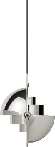GUBI Multi-Lite pendel Ø:36 cm Chrome Base - Chrome skærm