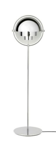 GUBI Multi-Lite gulvlampe Chrome Base - Chrome skærm