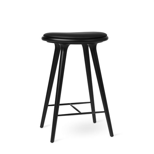 Mater High Stool H: 69 cm - Sortlakeret Eg
