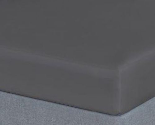 CPH Living Faconlagen Percale 180x200x30 cm - Mørkegrå
